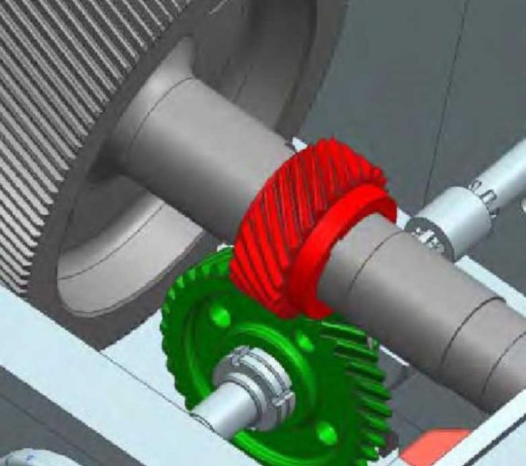 Wear of staggered helical gears ZHY Gear